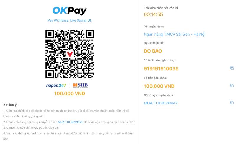 Quet Ma Ngan Hang QR Pay